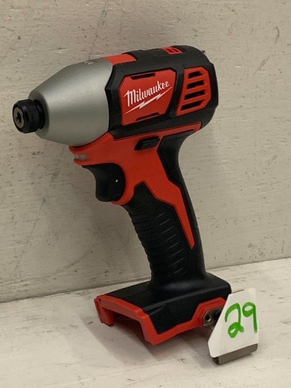 lot 29 image: Milwaukee M18 Cordless 14 Hex Impact Driver
