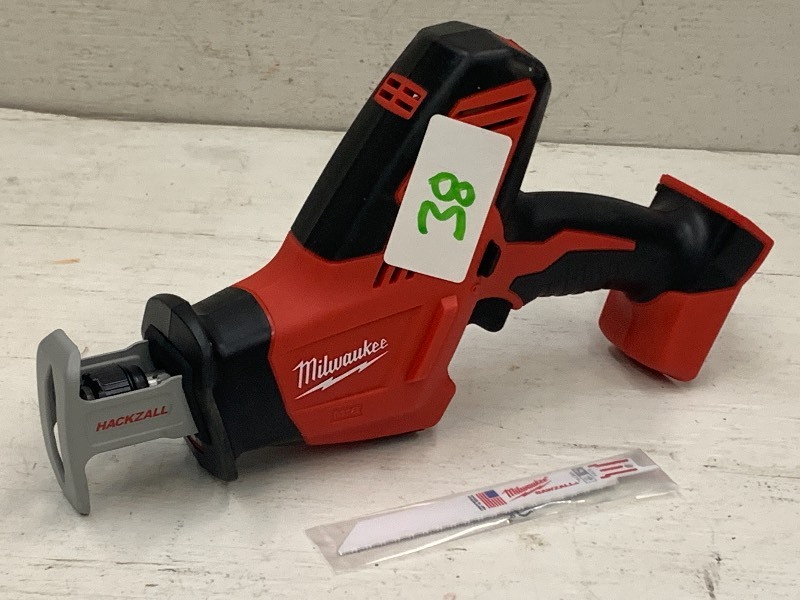 lot 38 image: Milwaukee M18 Hackzall Reciprocating Saw