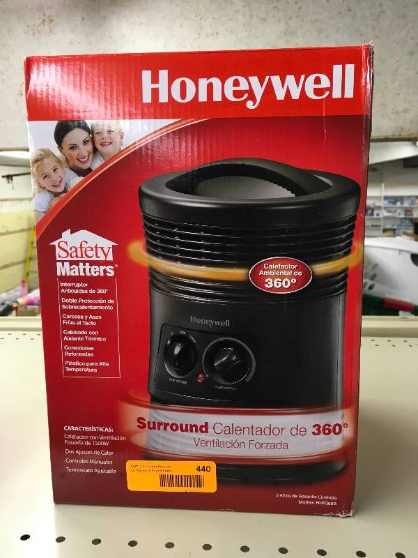 lot 440 image: Honeywell 360 Surround Heater, Retail $49.99