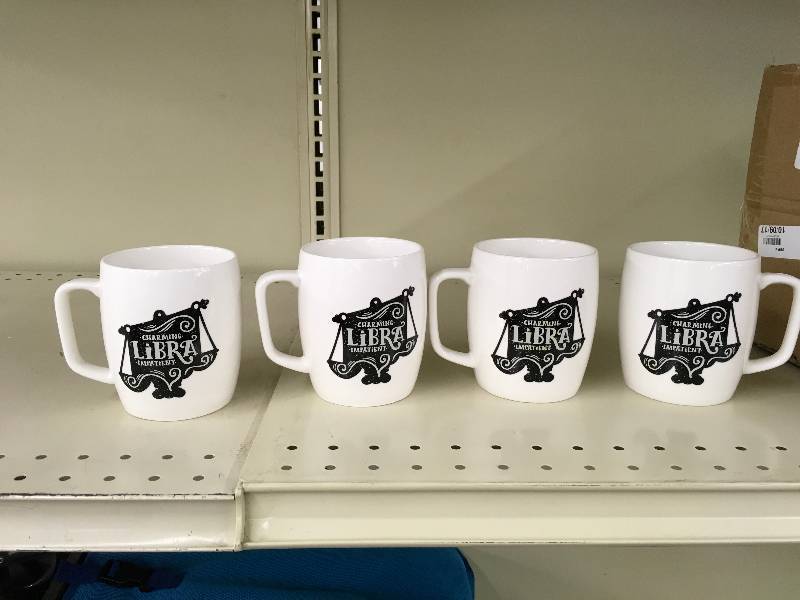 lot 452 image: Libra Coffee Mugs, Retail $23.99