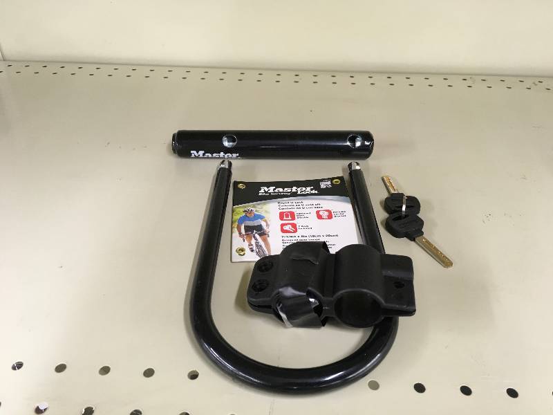lot 460 image: Master Lock Bike Security, Retail $20.99