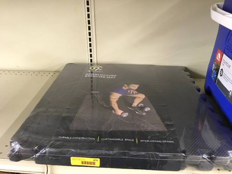 lot 470 image: Champion Interlocking Exercise Mat, Retail $19.99