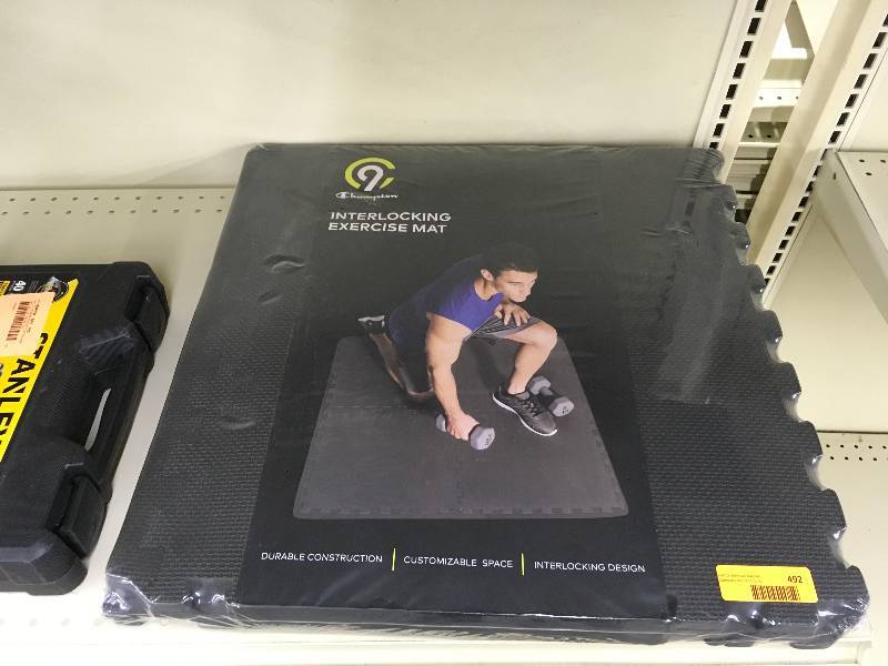 lot 492 image: Champion Interlocking Exercise Mat, Retail $19.99