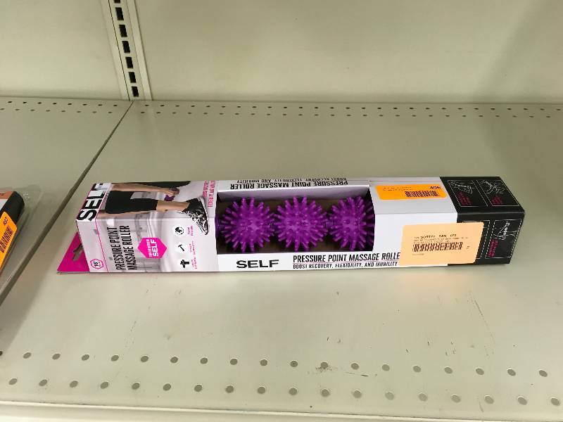 lot 496 image: Self Pressure Point Massage Roller, Retail $12.99