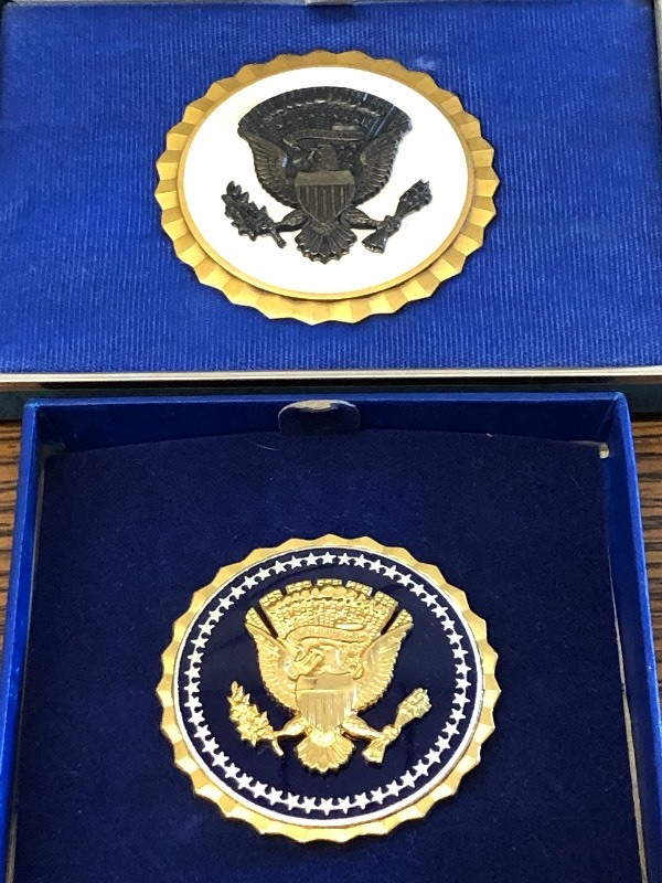 (2) Whitehouse Service Badge Pins