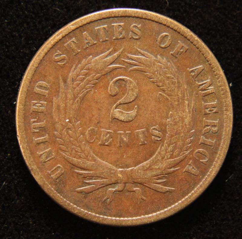 1865 US TWO CENT PIECE