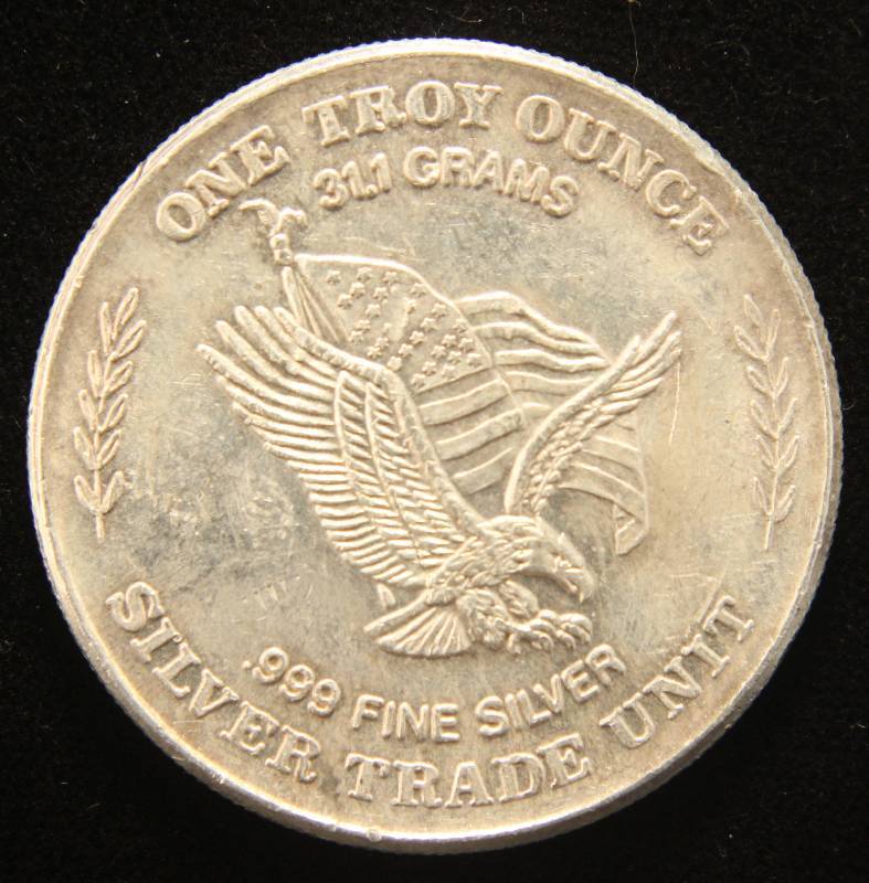 US ASSAY OFFICE SAN FRANCISCO 1981 1 TROY OZ. .999 FINE SILVER