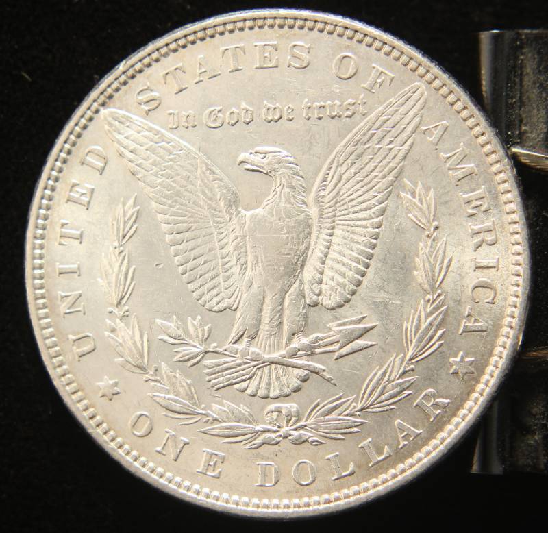 1883 MORGAN SILVER DOLLAR AU58