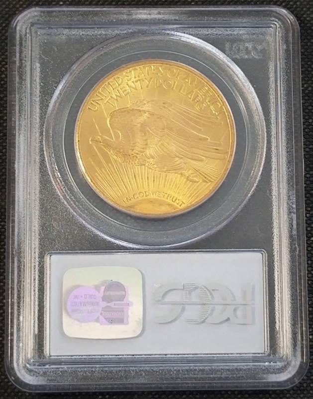 1928 US SAINT GAUDENS $20 GOLD PIECE MS64 PCGS
