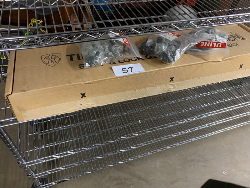lot 57 image: Welding screen & casters