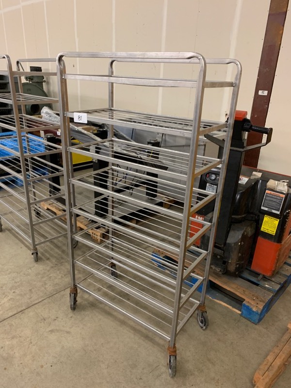 lot 81 image: Stainless rack