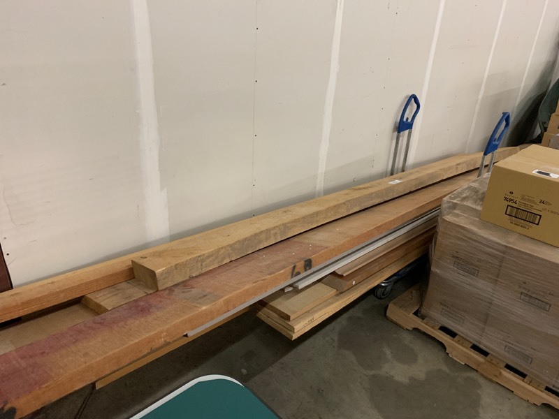lot 101 image: Lot of misc. wood planks