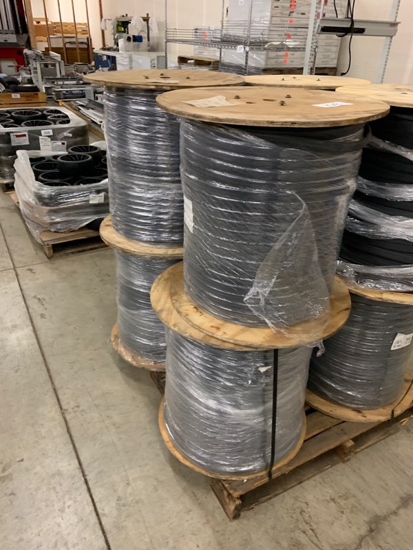 lot 103 image: 4 spools of rubber tubing