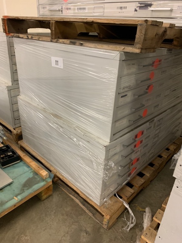 lot 111 image: 2 large flat files