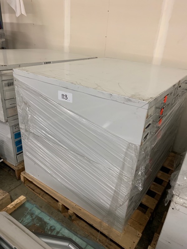 lot 113 image: 2 large flat files
