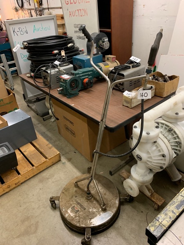 lot 140 image: Pneumatic floor cleaner