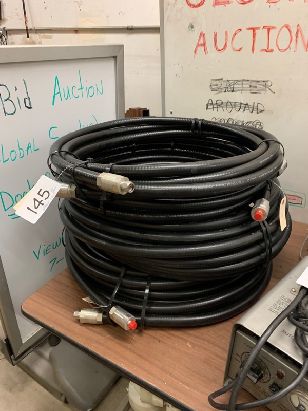lot 145 image: Several rolls of RF cable