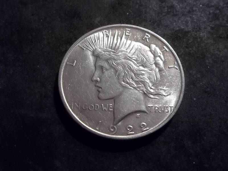 1922 D Peace Silver Dollar