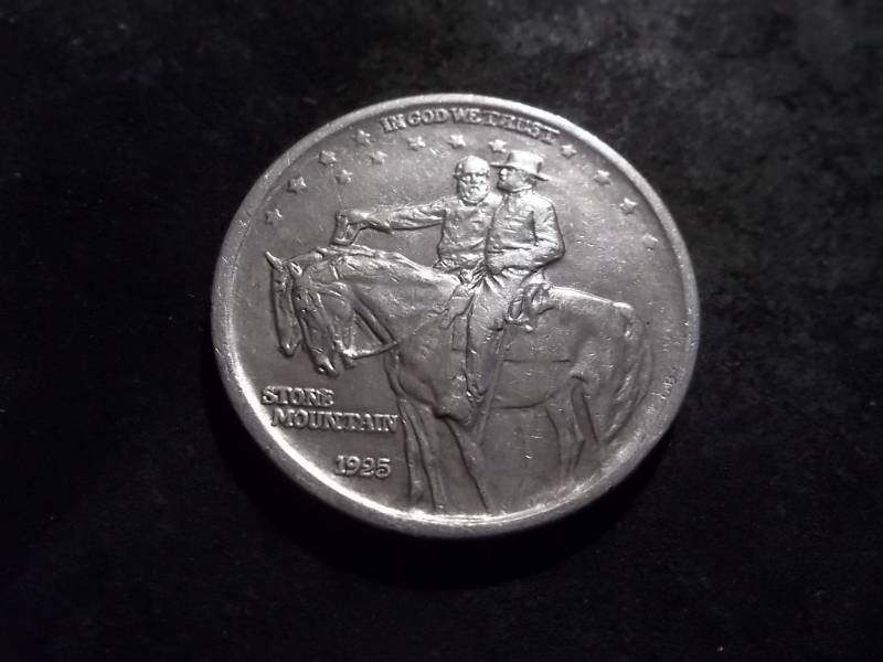1925 Stone Mountain Silver Half Dollar Comemmorative