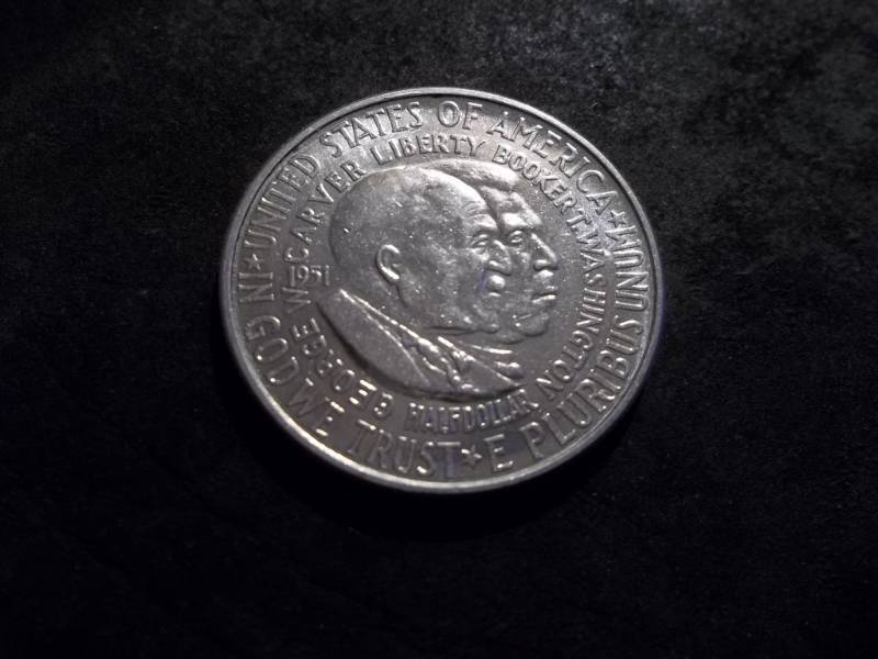 1951 WashingtonCarver Silver Half Dollar Comemmorative