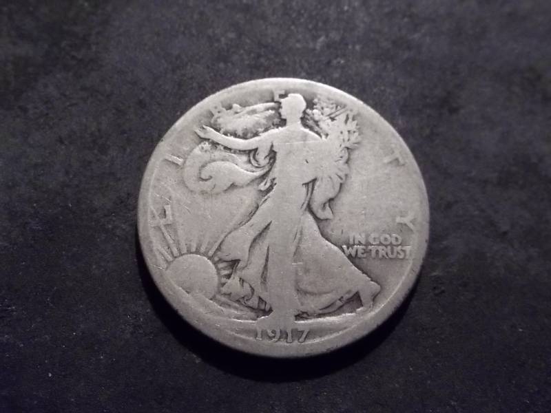 1917 D Reverse Mint Walker Half Dollar