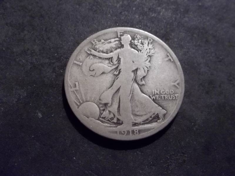 1918 S Walker Half Dollar