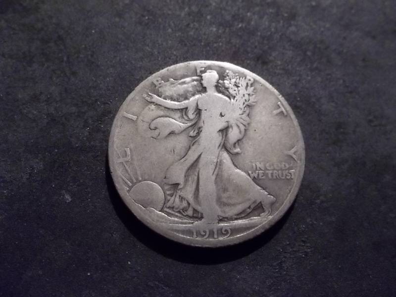 1919 D Walker Half Dollar