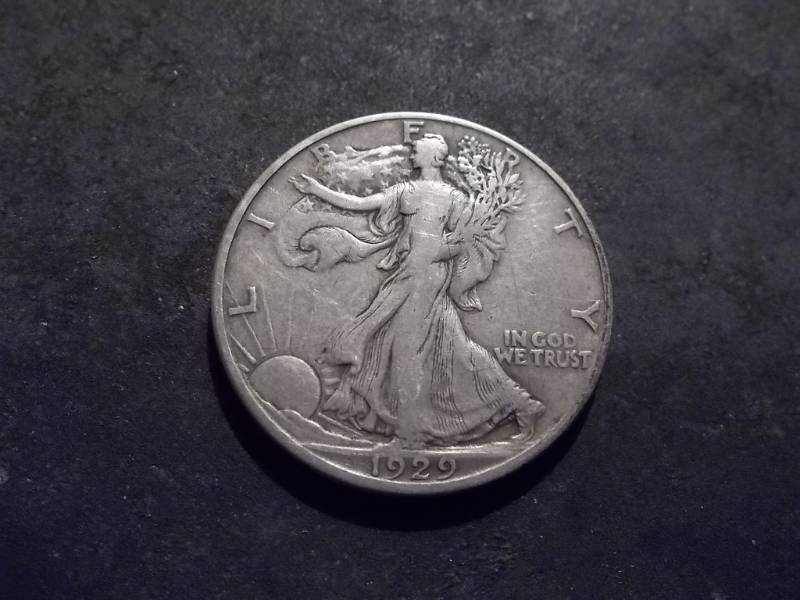 1929 D Walker Half Dollar
