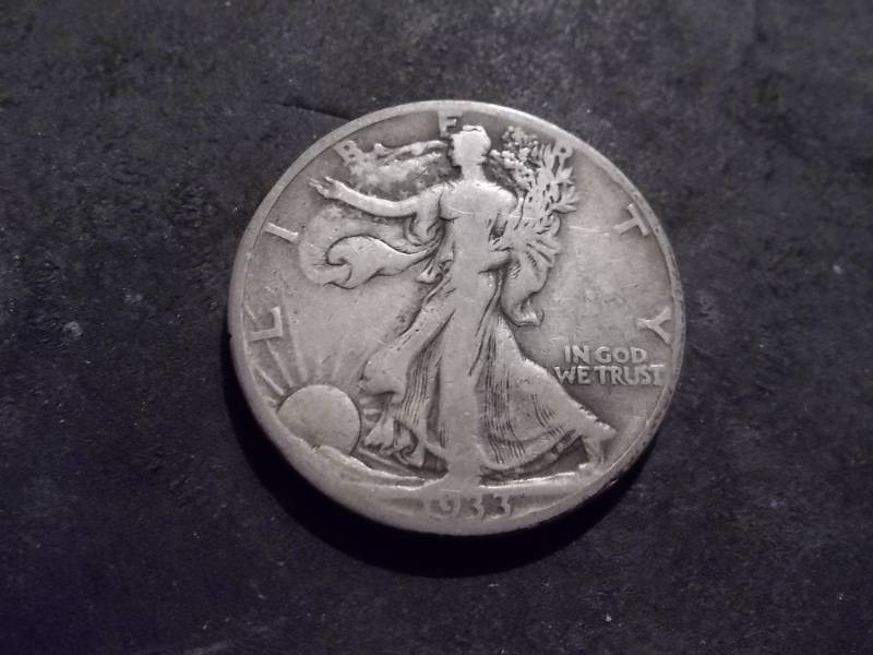 1933 S Walker Half Dollar