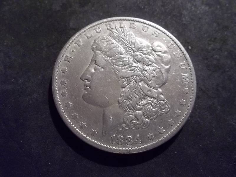 1884 O Morgan Silver Dollar
