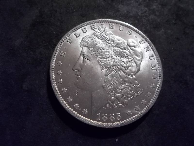 1885 O Morgan Silver Dollar