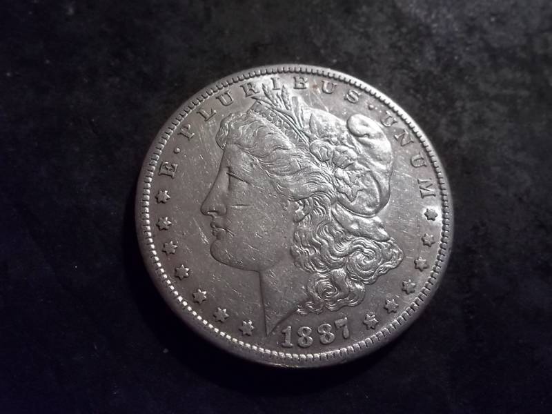 1887 S Morgan Silver Dollar