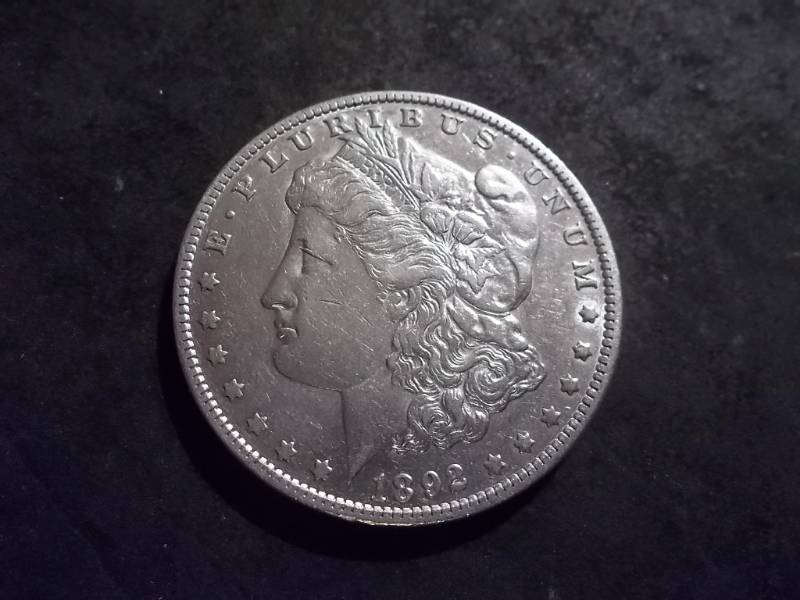 1892 O Morgan Silver Dollar