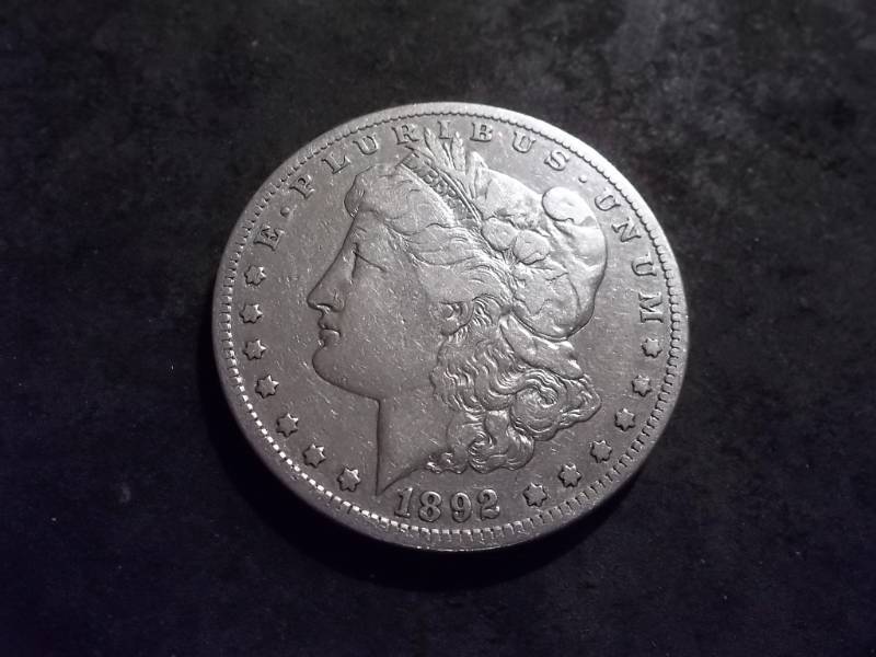 1892 S Morgan Silver Dollar