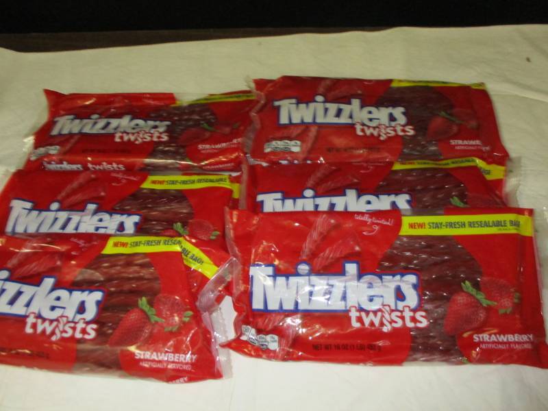 lot 103 image: 6 Big Packs of Twizzlers 16 oz each