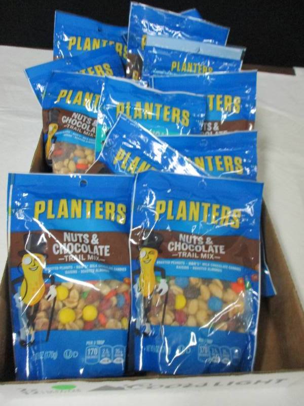 lot 99 image: 12 nice size bags of Trail Mix 6 oz each