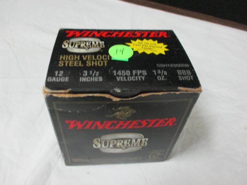 lot 14 image: Full Box 12 Ga 3 12 BBB Steel