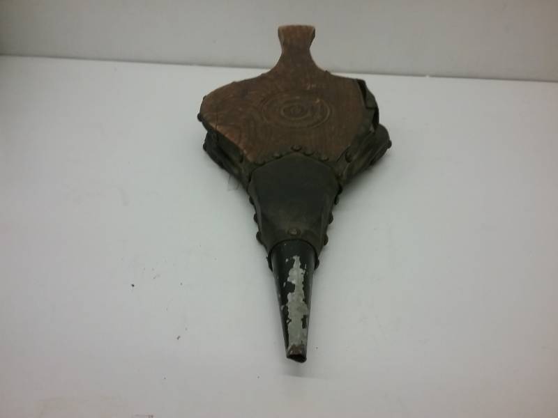 lot 67 image: Antique Wooden Fire Place Hand Blower