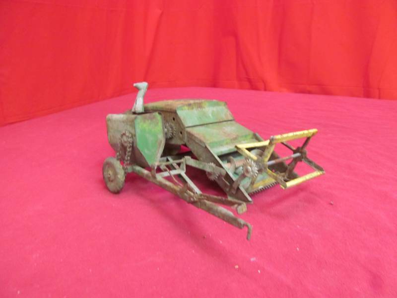lot 33 image: vintage John Deere Swather