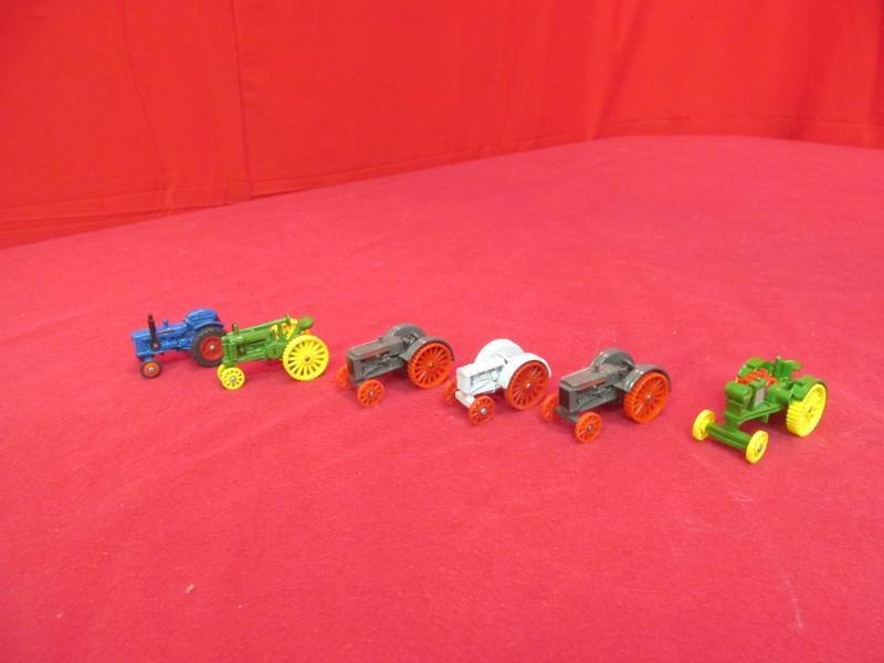 lot 87 image: die cast toy tractors