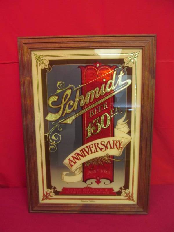 lot 123 image: 1997 Schmidt beer mirror
