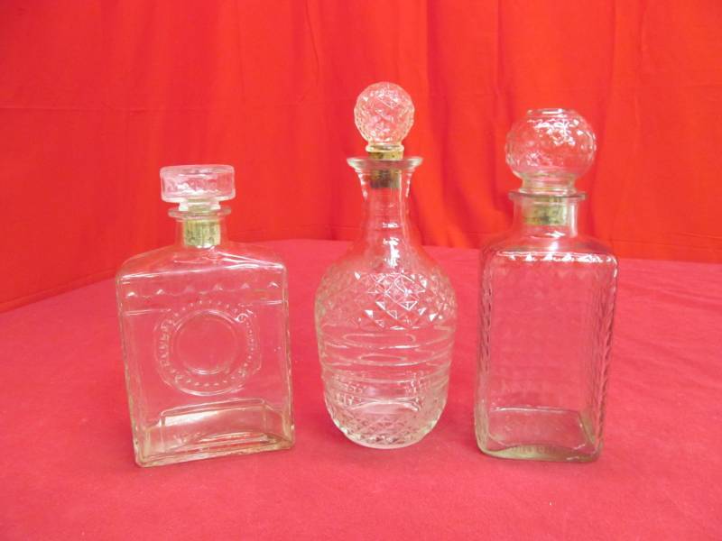 lot 196 image: vintage brandy decanters
