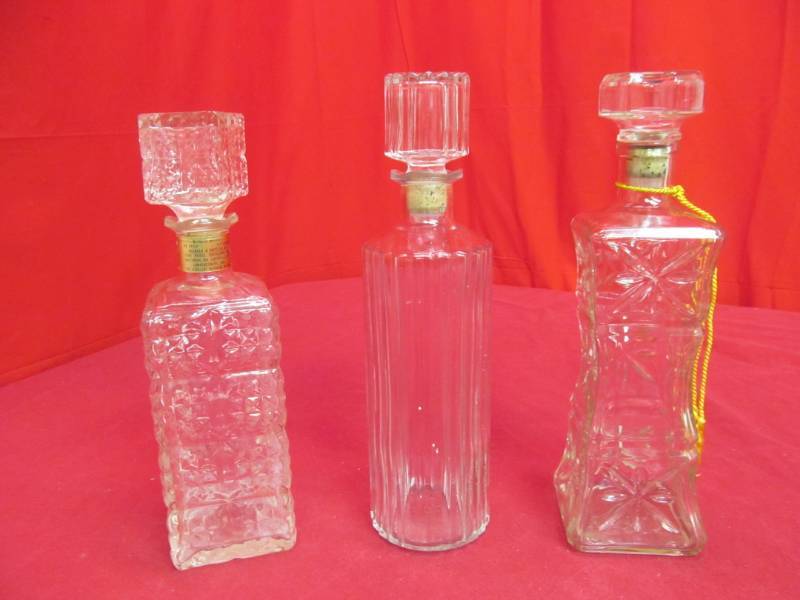 lot 198 image: vintage brandy decanters