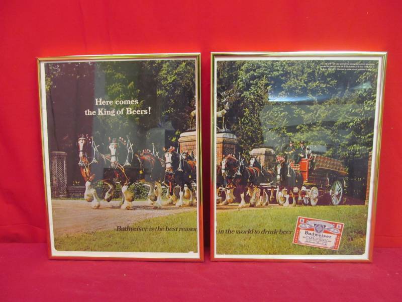lot 210 image: Budweiser Clydesdale pictures