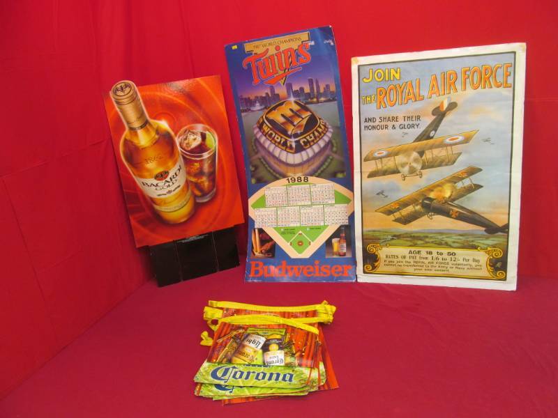 lot 222 image: beer advertising items