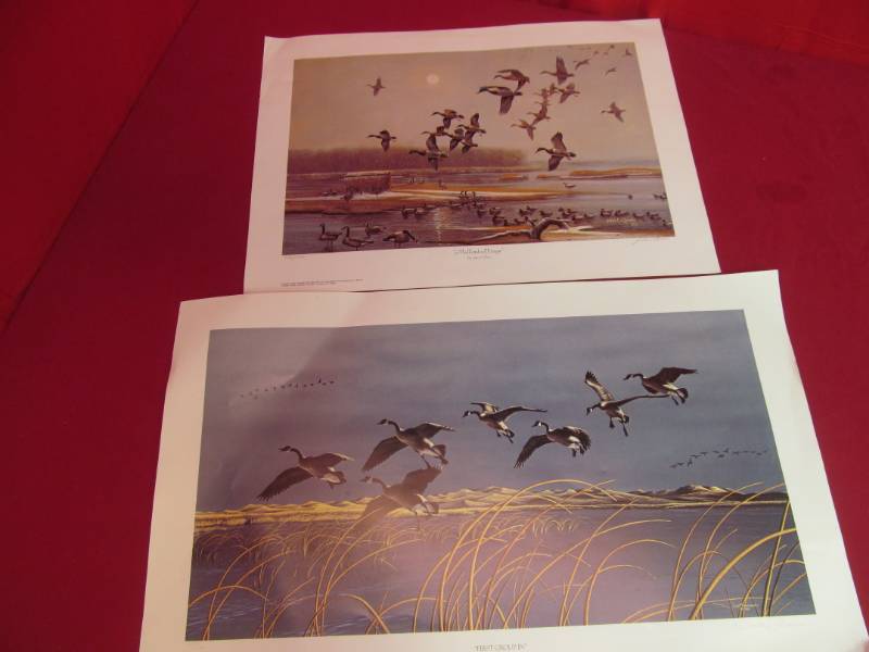 lot 224 image: John Gleen Print, Neal Anderson print