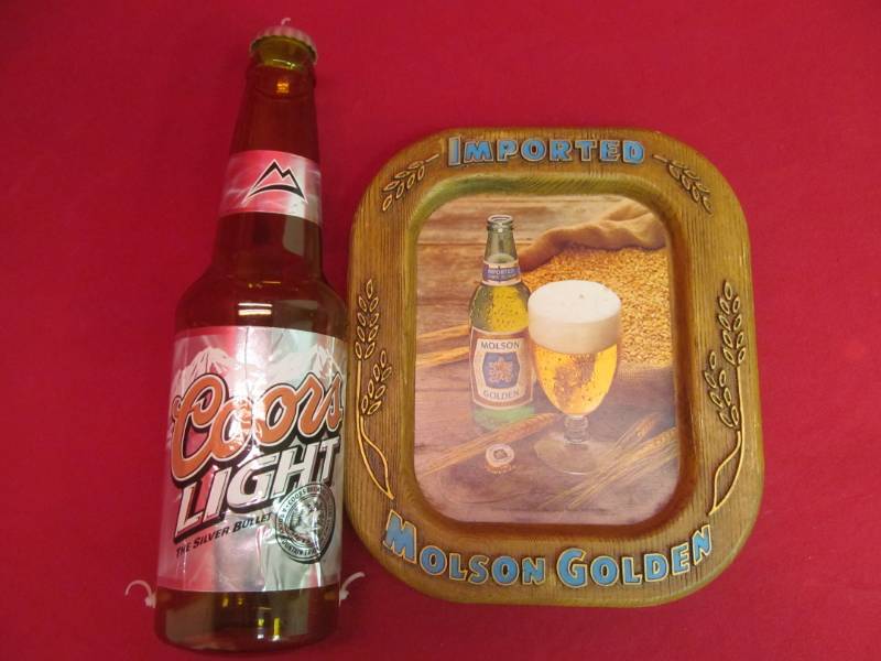 lot 237 image: Foam Molson Golden wall dcor