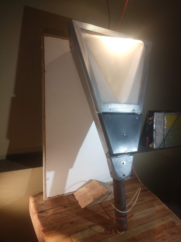 lot 2 image: Industrial Light Fixture. WORKS