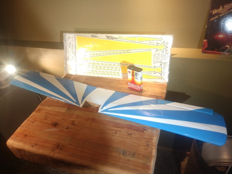 lot 12 image: Midwest Easy Trim Pressure-Sensitive Graphic Sheets - Super Power All-Purpose Model Fuel, Model Aircraft Wood Wings