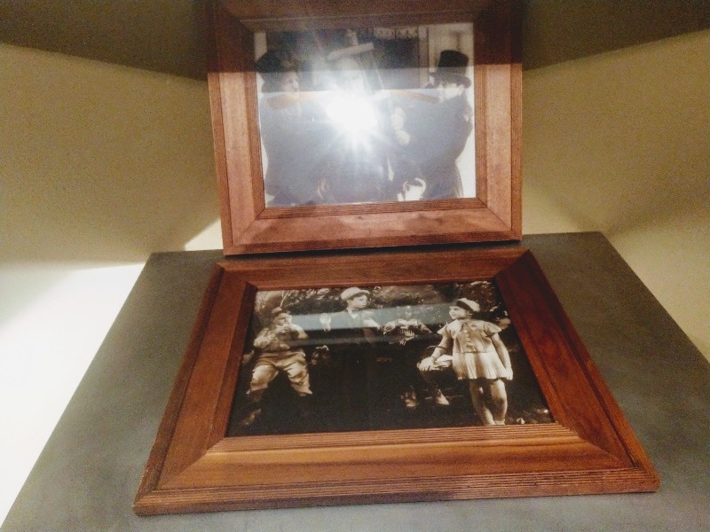 lot 39 image: Two Wood Framed Photo Prints A Windsor Art Product IBM Numbers G5088 402 OUR GANG and G5088 402 THREE STOOGES